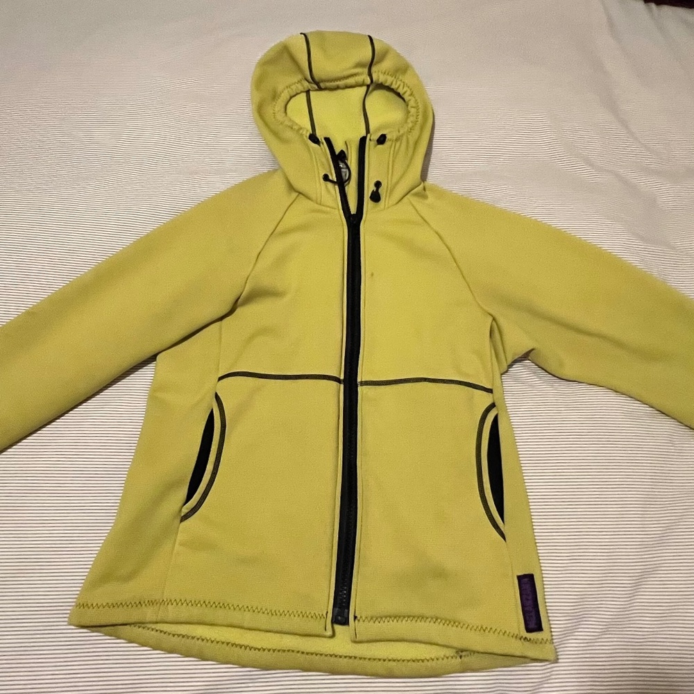 Melanzana Zip Up Hoody - Yellow / Medium
